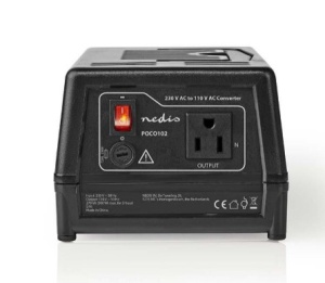 POCO102 Konvertor snage, 230V AC 50Hz, 270W, Euro, Black Omogucava upotrebu opreme iz SAD u Evropi - Img 4