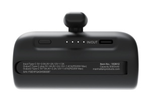 Powerbank Manhattan 102612 5000mAh 20W/Black/USB-C - Img 5