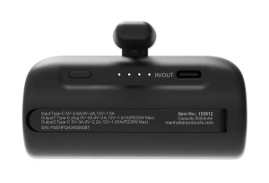 Powerbank Manhattan 102612 5000mAh 20W/Black/USB-C - Img 8