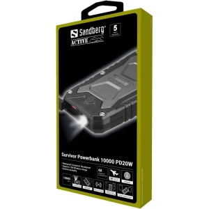 Powerbank Sandberg Survivor 420-91 10000mAh 20W PD - Img 7