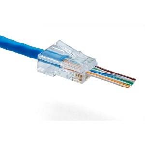 Prolazni modularni RJ45 konektor Cat6 EZ konektor 8P8C - Img 2