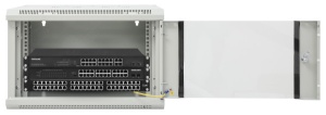 Rack orman Intellinet 711722 19"/6U 570x450x370/staklena vrata/bravica - Img 2