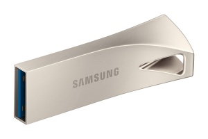 Samsung 256GB USB Flash Drive, USB 3.1, BAR Plus, Read up to 300MB/s, Silver MUF-256BE3/APC