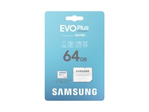 SAMSUNG Memorijska kartica EVO PLUS MicroSD Card 64GB + Adapter MB-MC64SA - Img 2