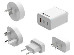 Sandberg 3in1 TravelCharger USB-C/A 65W 441-59 - Img 2