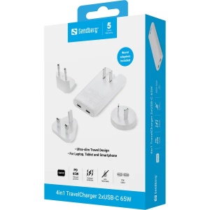 Sandberg 4in1 TravelCharger 2xUSB-C/A 65W 441-68 - Img 9