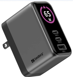 Sandberg Travel Charger PD65W Display 441-70 - Img 4