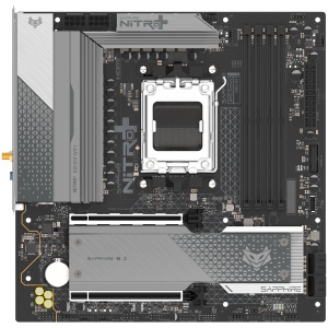 SAPPHIRE AMD B850M AM5 NITRO+ Ryzen R9/R7/R5, 4x DDR5 8000MHz, PCIE 5.0 x 16, 1x M.2 Gen5, 1x M.2 Gen4, LAN 2.5 Gbps, WIFI6, USB, Micro-ATX 52123-01-40G - Img 8