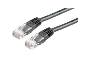Secomp Roline U/FTP Data Center PatchCord Cat6A/Cl.EA Slim LSOH crna 2.0m