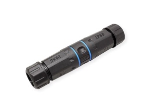 Secomp Value RJ45 Modular Coupler Cat.6A/Cl.EA, STP, Dust/Waterproof, crna