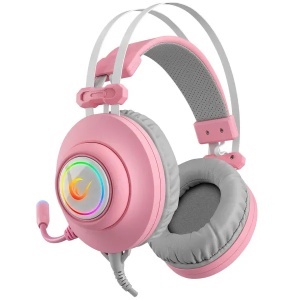 Slušalice žične Rampage RM-K1 Pulsar 7.1 USB roze 36130 - Img 5