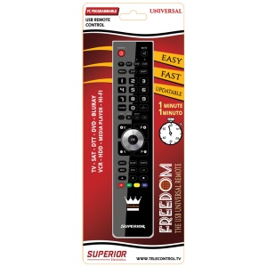 Superior Daljinski upravljač, za 1 uređaj, PC programiranje - SUPERIOR 1:1 FREEDOM - black - Img 2