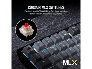 Tastatura CORSAIR K65 Plus bežicna/mehanicka/CH-91D401L-NA/gaming/RGB/crna - Img 2