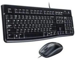Tastatura+Miš žični set Logitech Desktop MK120 YU crna 920-002549
