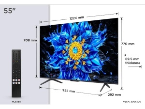 Televizor TCL 55P8L/QLED-Mini LED/55"/4K UHD/144Hz/Google TV/crna - Img 4