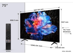 Televizor TCL 75V6C/LED/75"/4K UHD/60Hz/Google TV/crna*