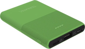 TERRATEC Power Bank P50 Pocket Green Flash, 5,000 mAh
