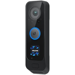 The G4 Doorbell Pro is a WiFi-enabled video doorbell equipped with a primary 5MP camera and a secondary 8MP package camera. UVC-G4-DOORBELL-PRO-EU - Img 4