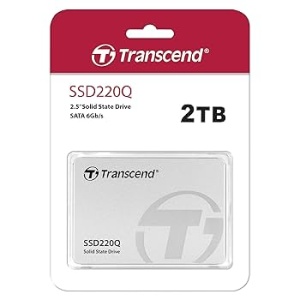 Transcend 2.5" 2TB SSD, SATA III, QLC, (Read/Write) up to 550/500 MB/s TS2TSSD220Q