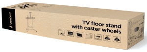 TVS-100T-03 Gembird Mobilni sto sa tockicima, tilt, 60-100, crne boje