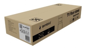 TVS-86F-01-BK Gembird Podno postolje za TV, 55-86inc, crno/drvo - Img 5