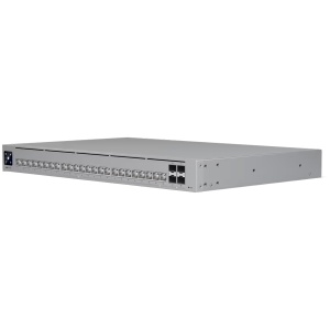 Ubiquiti Layer 3 Etherlighting switch USW-PRO-HD-24-EU, (22) 2.5 GbE, (2) 10 GbE ports, (4) 10G SFP+ ports. DC power backup ready USW-PRO-HD-24-EU - Img 2