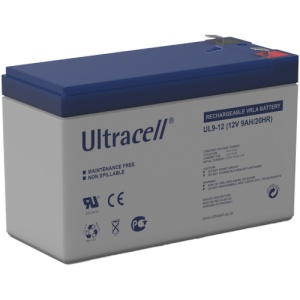 Ultracell Battery 12V / 9.0Ah, UPS UL9-12