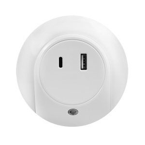 USB utičnica LED noćno svetlo sa senzorom noć / dan Logilink - Img 3