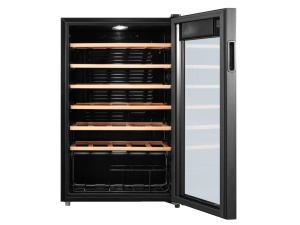 Vinska vitrina TESLA RW092M/G/93L/47x47x84,5cm/crna