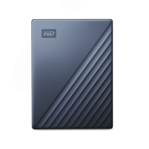 Western Digital External HDD 2TB, My Passport Ultra, USB3.2 Gen1 Type-C/Type-A, Blue WDBC3C0020BBL-WESN