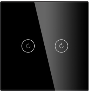 Wi-Fi pametni prekidač 2G TUYA Crni NN (WIFI TOUCH SWITCH)