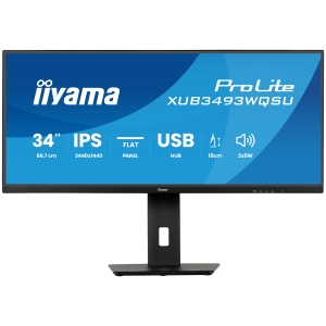 XUB3493WQSU-B6 34'' IPS Ultra wide flat screen with PIP, PBP and height adjustable stand XUB3493WQSU-B6