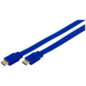 ZED electronic HDMI kabl, pljosnati, 5.0 met, ver. 2.0, 3D, Ethernet - HDMI-FLT/5 - Img 2