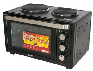 Zilan ZLN0997 Mini pećnica sa grilom zapremina 28Ll, 3200W, crna - Img 2
