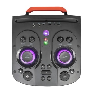 Zvučnik Mikado MD-104KP 200W, 12V 14000mAh USB, Bluetooth, micro SD crni - Img 7
