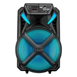 Zvucnik Mikado MD-BT123 30W, USB, Bluetooth, micro SD + mikrofon crni - Img 1