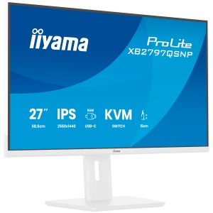 27 IPS panel 2560x1440 EyeComfort 15cm Height Adj Stand USB-C Dock LAN 96W PD DP-OUT 1ms 350cdm2 Speakers USB-C KVM HDMI DisplayPort USB HUB 2x3.2 2xC XB2797QSNP-W1 - Img 3