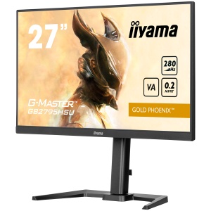 27inch Fast VA Gaming G-Master Gold Phoenix Free Sync Premium 1920x1080 at280Hz 300cd 4000:1 HDMI DP Speakers USB Black Tuner 15cm Height Stand GB2795HSU-B1 - Img 2