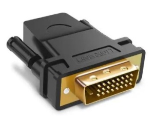 Adapter DVI (24+1) M na HDMI F Ugreen