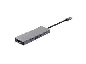 Adapter TRUST DALYX 5-IN-1 MULTIPORT/alu/siva - Img 2