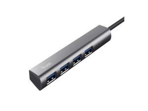 Adapter TRUST HALYX USB-C HUB-3.2/4xUSB/siva - Img 6