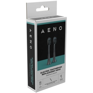 AENO Replacement toothbrush heads, Black, Dupont bristles, 2pcs in set (for ADB0004/ADB0006 and ADB0003/ADB0005) ADBTH4-6 - Img 4