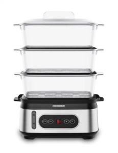 Aparat za kuvanje na pari HEINNER HSA-D950SS 3 posude/1,5l/950W - Img 5