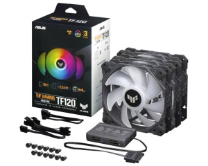 ASUS TUF GAMING TF120 ARGB BLACK EDITION 3IN1 ventilator - Img 3