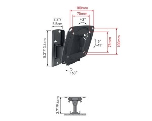 BARKAN E120.B LCD TV zidni nosač 13-29 inča - Img 1