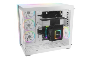 be quiet! LIGHT BASE 900 FX White, MB compatibility: E-ATX / ATX / M-ATX / Mini-ITX, 4 Light Wings 140mm PWM fans, Support for motherboards with backside connector, 2 ARGB and fan hubs with 12 connectors in total, Space for up to two radiator BGW72 - Img 2