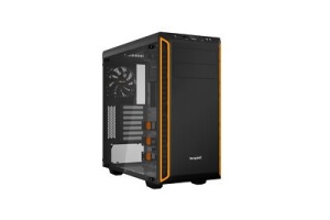 be quiet! PURE BASE 600 Window Orange, MB compatibility: ATX / M-ATX / Mini-ITX, Two pre-installed be quiet! Pure Wings 2 140mm fans, Ready for water cooling radiators up to 360mm BGW20