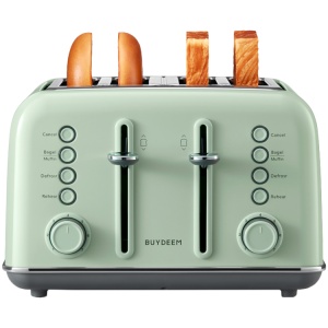 BUYDEEM 4 Slice Toaster, model DT640E, color Cozy Greenish, EU DT640E-CG/EU - Img 4