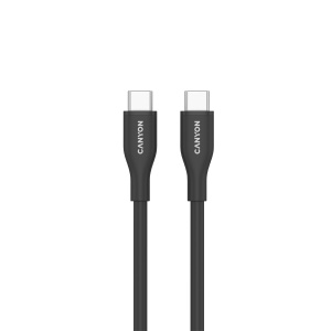 CANYON cable CC60SC10 C-C 60W 1m Silicon Black CNS-CC60SC10B - Img 2