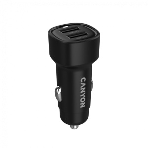 CANYON car charger OnDrive 24 24W 2xUSB-A Black CNE-CCABR2AA - Img 3